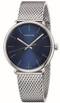  Shop Authentic Calvin Klein High Noon Quartz Blue Dial Silver Mesh Bracelet Watch for Men - K8M2112N - Luxxuri
