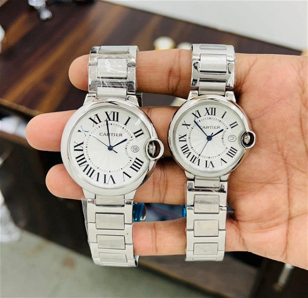  Shop Authentic Cartier Ballon Bleu De Cartier Silver Dial Silver Steel Strap Watch for Women - W69011Z4 - Luxxuri