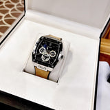  Shop Authentic Guess Phoenix Multifunction Black Dial Brown Leather Strap Watch for Men - GW0202G3 - Luxxuri
