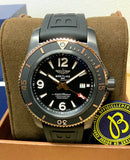  Shop Authentic Breitling Superocean Automatic 46mm Black Dial Black Rubber Strap Watch for Men - U17368221B1S1 - Luxxuri