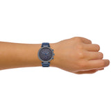  Shop Authentic Michael Kors Parker Chronograph Blue Dial Blue Steel Strap Watch For Women - MK6418 - Luxxuri