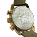  Shop Authentic Versace V-Ray Chronograph Quartz Black Dial Brown Leather Strap Watch For Men - VEDB00318 - Luxxuri