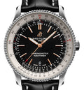  Shop Authentic Breitling Navitimer 1 Automatic 41mm Black Dial Black Leather Strap Mens Watch - A17326211B1P2 - Luxxuri