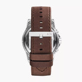  Shop Authentic Armani Exchange Hampton Chronograph White Dial Brown Leather Strap Watch For Men - AX2187 - Luxxuri