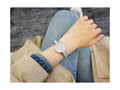  Shop Authentic Calvin Klein Rebel Grey Dial Grey Leather Strap Watch for Women - K8P231Q4 - Luxxuri