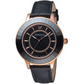  Shop Authentic Swarovski Octea Lux Black Dial Black Leather Strap Watch for Women - 5414410 - Luxxuri