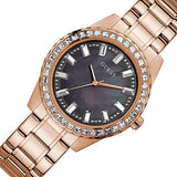  Shop Authentic Guess Sparkler Diamonds Black Dial Rose Gold Steel Strap Watch for Women - GW0111L3 - Luxxuri