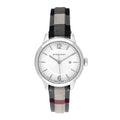  Shop Authentic Burberry Classic Stone Silver Dial Horseberry Black Leather Strap Watch for Women - BU10103 - Luxxuri