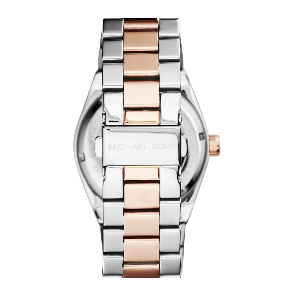  Shop Authentic Michael Kors Channing Quartz Red Dial Two Tone Steel Strap Watch For Women - MK6114 - Luxxuri