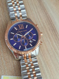  Shop Authentic Michael Kors Lexington Blue Dial Two Tone Steel Strap Watch for Men - MK8412 - Luxxuri