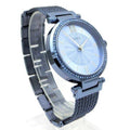 Guess Soho Diamonds Blue Dial Blue Mesh Bracelet Watch For Women - W0638L3