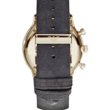  Shop Authentic Emporio Armani Gianni Beige Dial Grey Leather Strap Watch For Men - AR0386 - Luxxuri