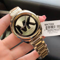  Shop Authentic Michael Kors Janelle Gold Dial Gold Steel Strap Watch For Women - MK7086 - Luxxuri