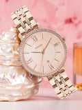  Shop Authentic Fossil Jacqueline Rose Gold Dial Rose Gold Steel Strap Watch for Women - ES3546 - Luxxuri