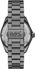 Michael Kors Maritime Three-Hand White Dial Grey Steel Strap Watch for Men - MK9163