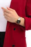  Shop Authentic Michael Kors Runway Quartz Black Dial Gold Steel Strap Watch For Women - MK6682 - Luxxuri