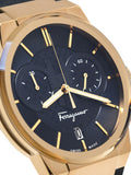 Shop Authentic Salvatore Ferragamo Sapphire Chrono Blue Dial Blue Silicone Strap Watch for Men - SFME00221 - Luxxuri