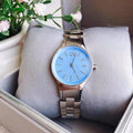  Shop Authentic Calvin Klein Simplicity Blue Dial Silver Steel Strap Watch for Women - K432314N - Luxxuri
