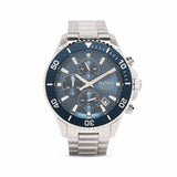  Shop Authentic Hugo Boss Ocean Edition Chronograph Blue Dial Silver Steel Strap Watch for Men - 1513704 - Luxxuri