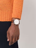  Shop Authentic Hugo Boss Skymaster White Dial Brown Leather Strap Watch for Men - 1513786 - Luxxuri
