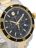  Shop Authentic Movado Series 800 Chronograph Black Dial Two Tone Steel Strap Watch For Men - 2600146 - Luxxuri