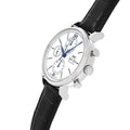  Shop Authentic IWC Portofino Chronograph White Dial Black Leather Strap Watch for Men - IW391024 - Luxxuri