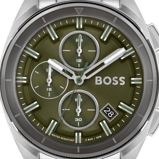  Shop Authentic Hugo Boss Volane Grey Dial Silver Steel Strap Watch for Men - 1513951 - Luxxuri