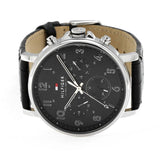  Shop Authentic Tommy Hilfiger Daniel Black Dial Black Leather Strap Watch for Men - 1710381 - Luxxuri