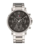 Shop Authentic Tommy Hilfiger Chronograph Grey Dial Silver Steel Strap Watch for Men - 1710382 - Luxxuri