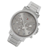  Shop Authentic Tommy Hilfiger Chronograph Grey Dial Silver Steel Strap Watch for Men - 1710382 - Luxxuri