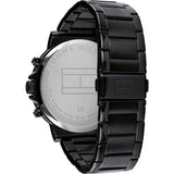  Shop Authentic Tommy Hilfiger Evan Chronograph Quartz Black Dial Black Steel Strap Watch For Men - 1710410 - Luxxuri