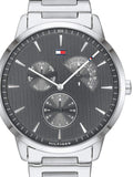  Shop Authentic Tommy Hilfiger Brad Chronograph Quartz Grey Dial Silver Steel Strap Watch For Men - 1710385 - Luxxuri