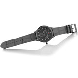  Shop Authentic Tommy Hilfiger Brad Chronograph Quartz Grey Dial Grey Leather Strap Watch For Men - 1710388 - Luxxuri