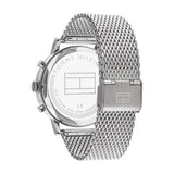  Shop Authentic Tommy Hilfiger Evan Grey Dial Silver Mesh Bracelet Watch for Men - 1710396 - Luxxuri