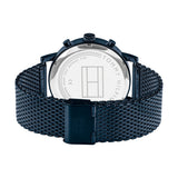  Shop Authentic Tommy Hilfiger Evan Blue Dial Blue Mesh Bracelet Watch for Men - 1710397 - Luxxuri
