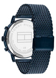  Shop Authentic Tommy Hilfiger Evan Blue Dial Blue Mesh Bracelet Watch for Men - 1710397 - Luxxuri