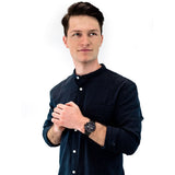  Shop Authentic Tommy Hilfiger Evan Chronograph Quartz Black Dial Black Steel Strap Watch For Men - 1710410 - Luxxuri