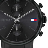  Shop Authentic Tommy Hilfiger Daniel Black Dial Black Steel Strap Watch for Men - 1710414 - Luxxuri