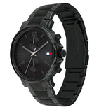  Shop Authentic Tommy Hilfiger Daniel Black Dial Black Steel Strap Watch for Men - 1710414 - Luxxuri