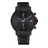  Shop Authentic Tommy Hilfiger Daniel Black Dial Black Steel Strap Watch for Men - 1710414 - Luxxuri