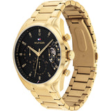  Shop Authentic Tommy Hilfiger Baker Chronograph Black Dial Gold Steel Strap Watch for Men - 1710447 - Luxxuri