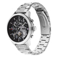  Shop Authentic Tommy Hilfiger Henry Chronograph Black Dial Silver Steel Strap Watch For Men - 1710477 - Luxxuri
