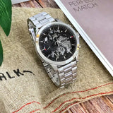  Shop Authentic Tommy Hilfiger Henry Chronograph Black Dial Silver Steel Strap Watch For Men - 1710477 - Luxxuri