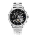  Shop Authentic Tommy Hilfiger Henry Chronograph Black Dial Silver Steel Strap Watch For Men - 1710477 - Luxxuri