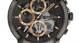  Shop Authentic Tommy Hilfiger Henry Chronograph Grey Dial Grey Steel Strap Watch For Men - 1710479 - Luxxuri