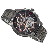  Shop Authentic Tommy Hilfiger Henry Chronograph Grey Dial Grey Steel Strap Watch For Men - 1710479 - Luxxuri