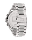  Shop Authentic Tommy Hilfiger Luca Chronograph Blue Dial Silver Steel Strap Watch For Men - 1710492 - Luxxuri