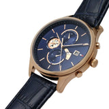  Shop Authentic Tommy Hilfiger Weston Chronograph Blue Dial Blue Leather Strap Watch For Men - 1710503 - Luxxuri