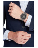  Shop Authentic Tommy Hilfiger Weston Chronograph Grey Dial Grey Mesh Bracelet Watch For Men - 1710506 - Luxxuri
