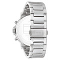 Tommy Hilfiger Tyson Chronograph Grey Dial Silver Steel Strap Watch For Men - 1710604